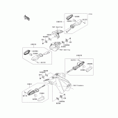 Схема вузла: Поворотники для Kawasaki ZR750 Z750R ABS