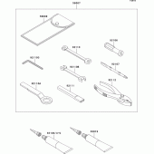 Схема узла: Owner`s tools для Kawasaki ZX1000 Ninja ZX-10R