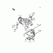 Схема вузла: Кріплення двигуна для Kawasaki ZG1400 1400GTR ABS