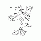 Схема вузла: Поворотники для Kawasaki BX250 NINJA 250SL ABS