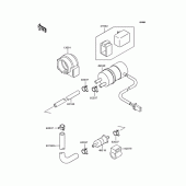 Схема вузла: Fuel pump для Kawasaki ZR400 Xanthus