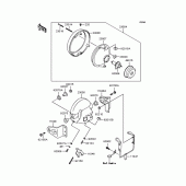 Схема вузла: Фара для Kawasaki ZR750 Zephyr