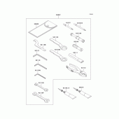 Схема вузла: Owners tools для Kawasaki EX650 Ninja 650 ABS