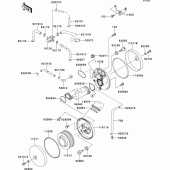 Схема вузла: Air cleaner(1/2) для Kawasaki VN1500 VN1500 Drifter