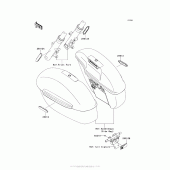 Схема узла: Reflectors для Kawasaki VN1700 Vulcan 1700 Voyager