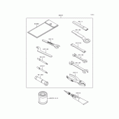 Схема узла: Owner`s tools для Kawasaki KL250 KLR250