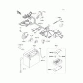 Схема вузла: Електроустаткування для Kawasaki VN800 Vulcan 800