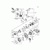 Схема вузла: Starter Motor для Kawasaki ER300 Z300
