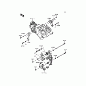 Схема вузла: Кріплення двигуна для Kawasaki ZX1400 Ninja ZX-14R ABS