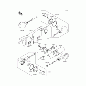 Схема узла: Поворотники для Kawasaki VN1500 VN1500 Classic Tourer Fi