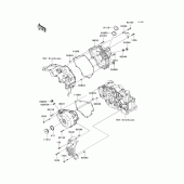 Схема вузла: Engine cover(s) для Kawasaki EX250 Ninja 250