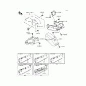 Схема узла: Крыло для Kawasaki EX250 Ninja 250