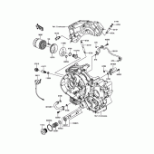 Схема вузла: Масляний фільтр для Kawasaki VN900 Vulcan 900 Custom