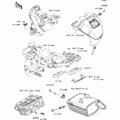 Схема вузла: Fuel injection для Kawasaki EX650 Ninja 650 ABS