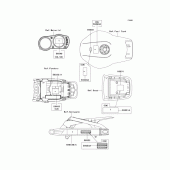 Схема узла: Информационные наклейки для Kawasaki ZX900 Ninja ZX-9R