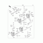 Схема вузла: Карбюратор для Kawasaki ZX900 Ninja ZX-9R