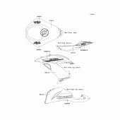 Схема вузла: Decals(green)(eef) для Kawasaki ZX636 Ninja ZX-6R
