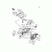 Схема вузла: Облицювальні елементи для Kawasaki ZR800 Z800