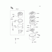 Схема узла: Meter(s) для Kawasaki EN500 Vulcan 500