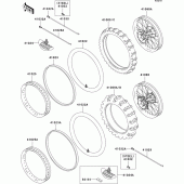 Схема вузла: Шини для Kawasaki KX125
