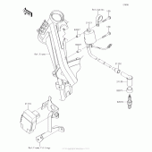 Схема вузла: Ignition System для Kawasaki KLX140 KLX140L