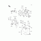 Схема вузла: Електроустаткування для Kawasaki KL250 KL250 Super Sherpa