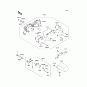 Схема вузла: Taillight(s) для Kawasaki EX250 Ninja 250