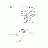 Схема узла: Передний тормозной цилиндр для Kawasaki VN1700 VN1700 Voyager ABS