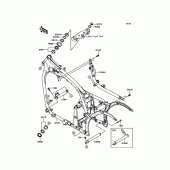 Схема узла: Рама для Kawasaki VN900 Vulcan 900 Custom