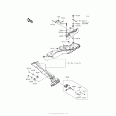 Схема вузла: Taillight(S) для Kawasaki ZR900 Z900