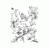 Схема вузла: Рама для Kawasaki ZR1200 ZRX1200 DAEG