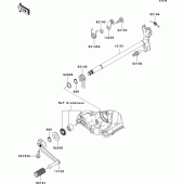 Схема вузла: Перемикач передач для Kawasaki ZX1400 ZZR1400 ABS