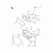 Схема вузла: Right engine cover(s) для Kawasaki VN2000 Vulcan 2000 Limited