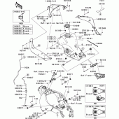 Схема узла: Топливный бак(1/2) для Kawasaki ZX1000 Ninja ZX-10R ABS