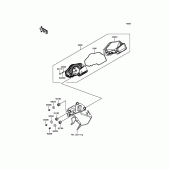 Схема вузла: Meter(s) для Kawasaki ER300 Z300