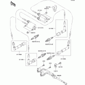 Схема узла: Система зажигания для Kawasaki VN1500 VN1500 Drifter