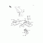 Схема узла: Крыло для Kawasaki KLE500