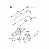 Схема узла: Тросики для Kawasaki KLE650 Versys 650