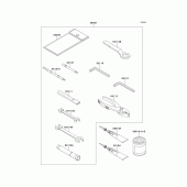 Схема вузла: Owners tools для Kawasaki EX500 GPZ500S