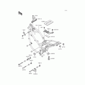 Схема вузла: Кріплення для Kawasaki KLE500