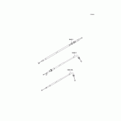 Схема вузла: Троси для Kawasaki EX250 Ninja 250