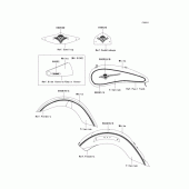 Схема вузла: Decals(white/titanium)(f7f) для Kawasaki VN2000 Vulcan 2000 Classic LT