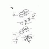 Схема вузла: Meter(s) для Kawasaki KL650 KLR650