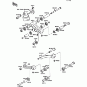 Схема узла: Подвеска для Kawasaki ZX1000 ZX-10