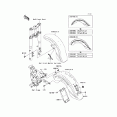 Схема вузла: Крило для Kawasaki VN1600 Vulcan 1600 Classic