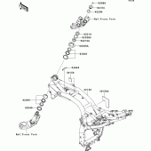 Схема узла: Рама для Kawasaki ZR750 Z750R ABS