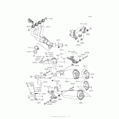 Схема узла: Выхлопная система для Kawasaki ZX1400 Ninja ZX-14R ABS