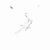 Схема вузла: Stand(s) для Kawasaki VN800 Vulcan 800 Drifter