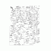 Схема вузла: Air cleaner(1/3) для Kawasaki ZX900 Ninja ZX-9R