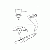 Схема вузла: Decals(Green)(Black) для Kawasaki ZG1400 Concours 14 ABS